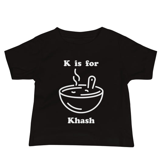 "K is for Khash" Baby Tee