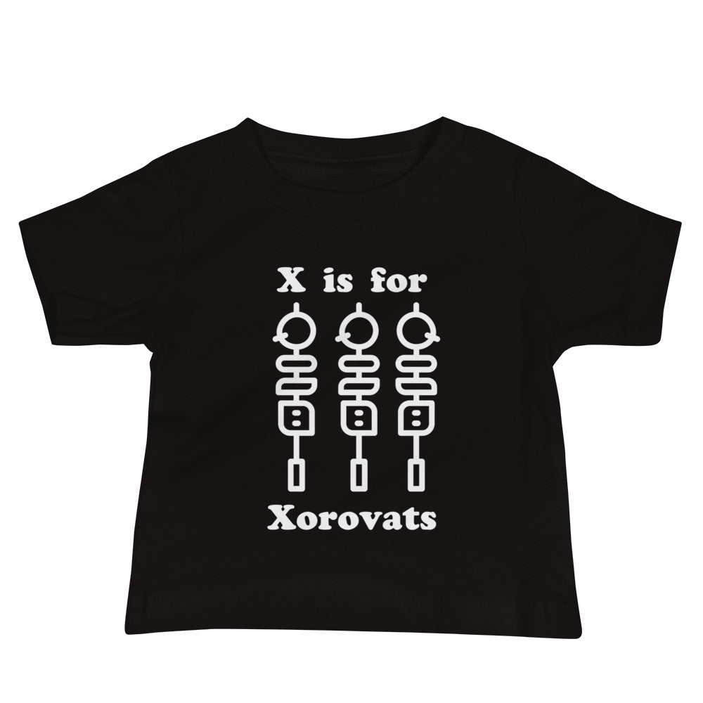 "X is for Xorovats" Baby Tee