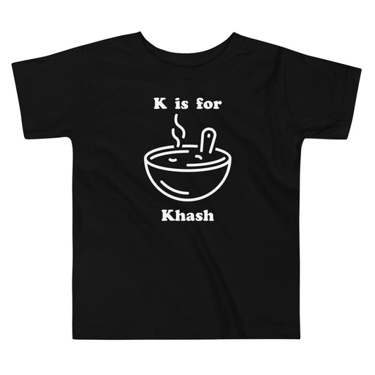 "K is for Khash" Toddler Tee