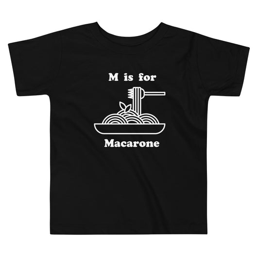 "M is for Macarone" Toddler Tee